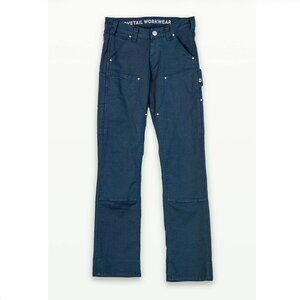 Anna Taskpant in Uniform Navy Canvas